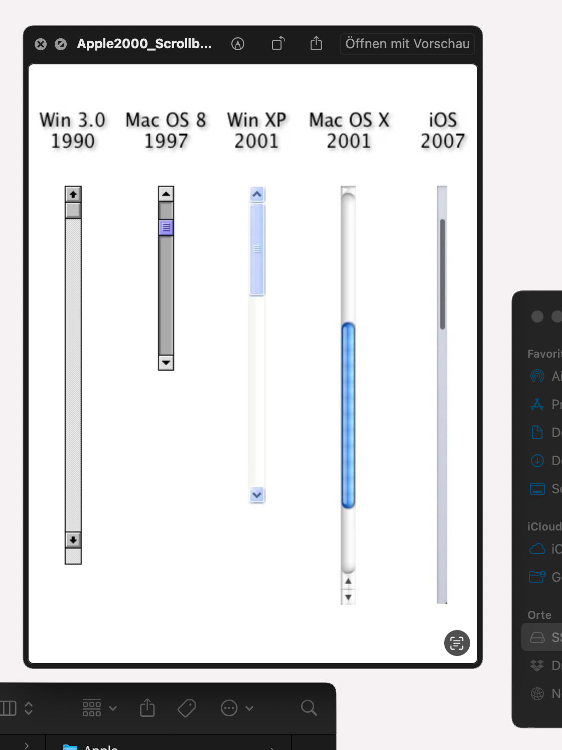 Scrollbar Bookmark